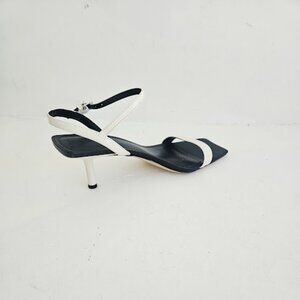 Nordstrom Sydney-Lea Women’s White Strappy Kitten Heels